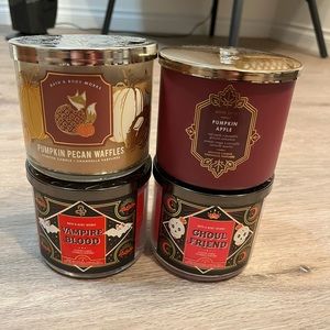 4 NWT Bath & Body Works Candles